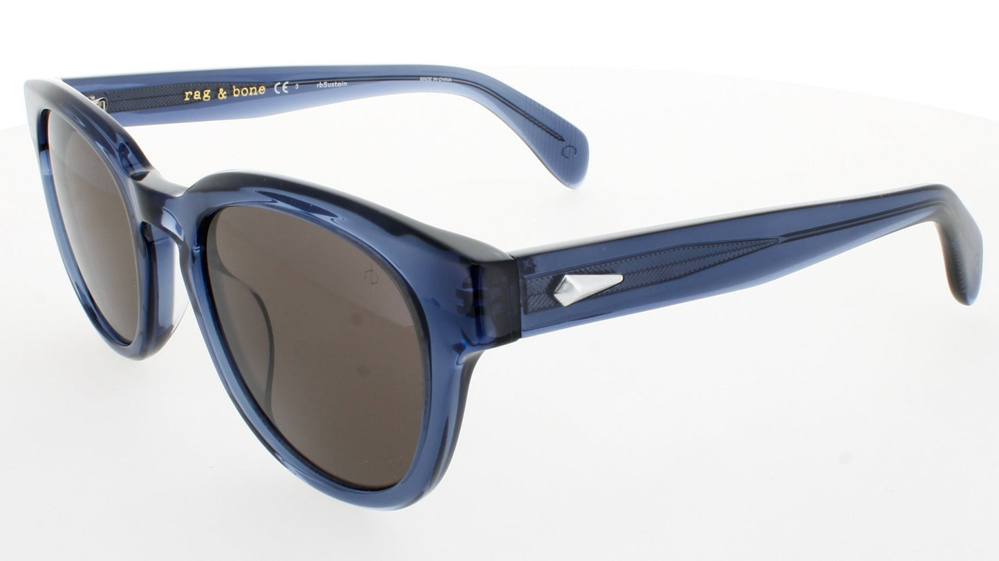 RAG AND BONE RNB6001/S Frame BLUE Lens BROWN