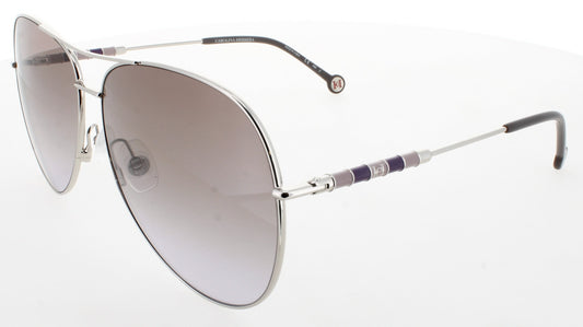 CAROLINA HERRERA CH 0034/S Frame LIGHT GOLD Lens BROWN VIOLET