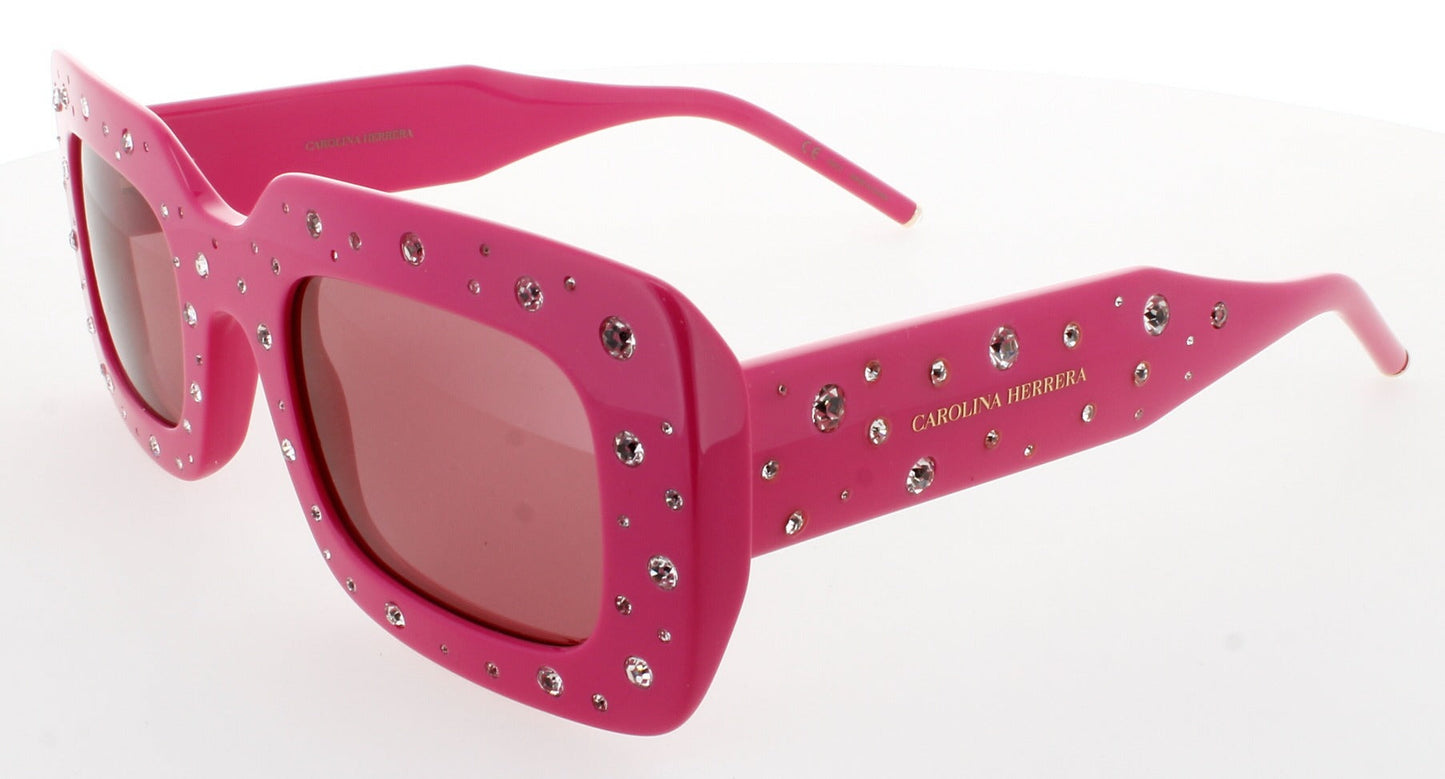 CAROLINA HERRERA HER 0131/S Frame FUCHSIA Lens BURGUNDY