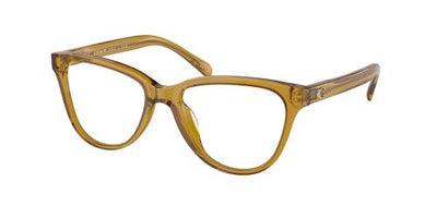 COACH 6202U Frame Transparent Honey Lens Demo