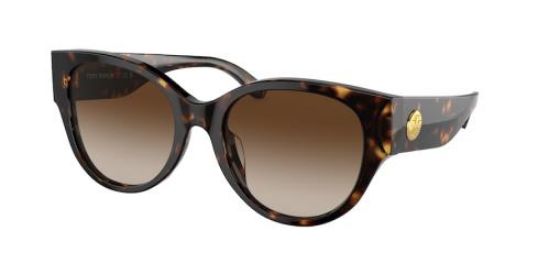 TORY BURCH 7182U Frame Dark Tortoise Lens Brown Gradient