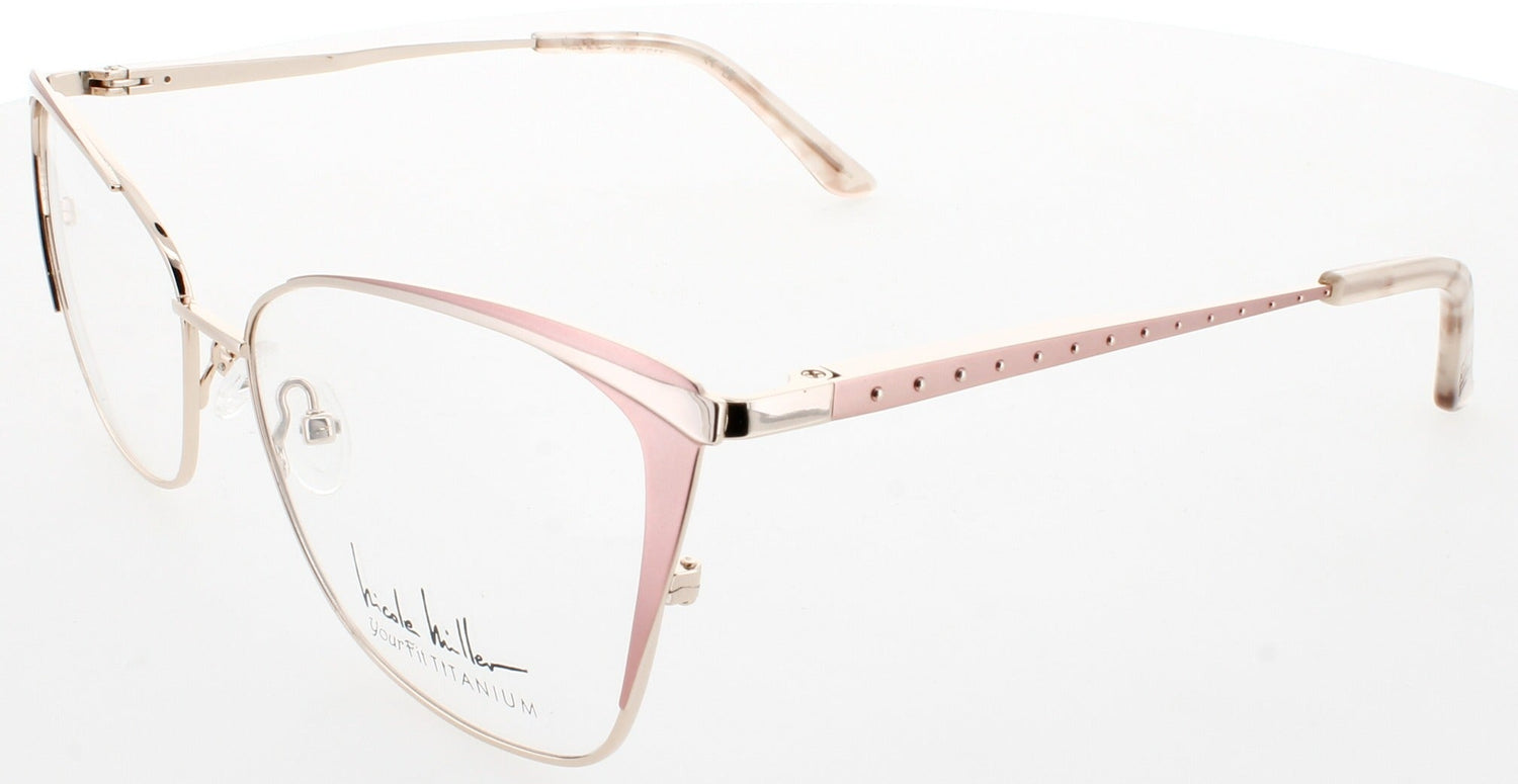 NICOLE MILLER NMHARMAN Frame BLUSH/GOLD Lens DEMO