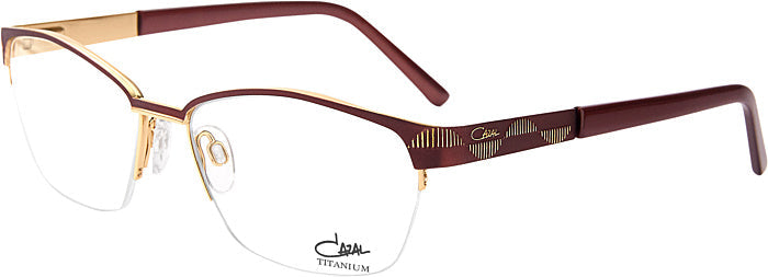 CAZAL 1255 Frame BORDEAUX GOLD Lens DEMO