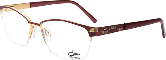 CAZAL 1255 Frame BORDEAUX GOLD Lens DEMO