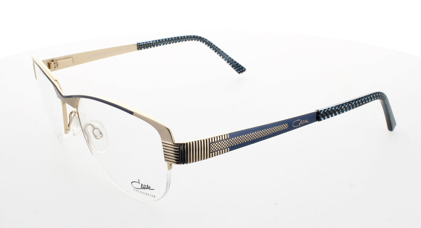 CAZAL 4284 Frame BLUE SILVER Lens Demo