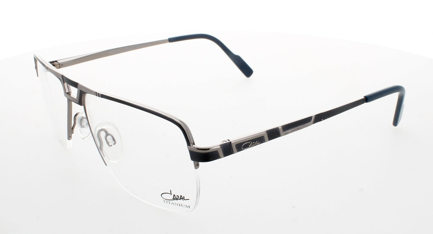 CAZAL 7089 Frame BLUE SILVER Lens Demo