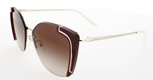 PRADA 0PR 59VS Frame PALE GOLD/BORDEAUX Lens BROWN GRADIENT