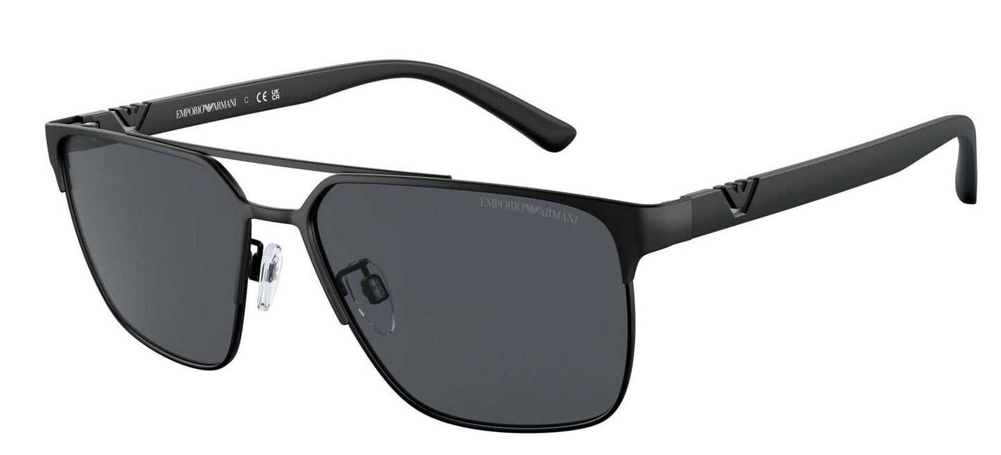 EMPORIO ARMANI 2134 Frame Matte Black Lens Dark Grey