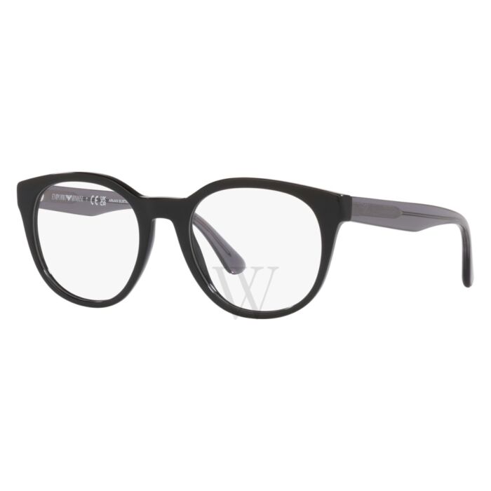 EMPORIO ARMANI 3207F Frame Shiny Black Lens Demo