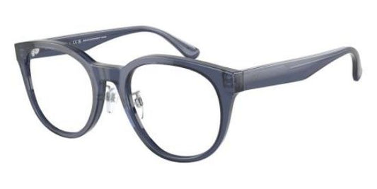 EMPORIO ARMANI 3207F Frame Shiny Transparent Blue Lens Demo