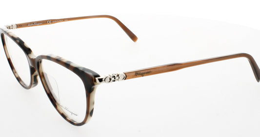 SALVATORE FERRAGAMO SF2870 Frame BROWN TORTOISE Lens DEMO
