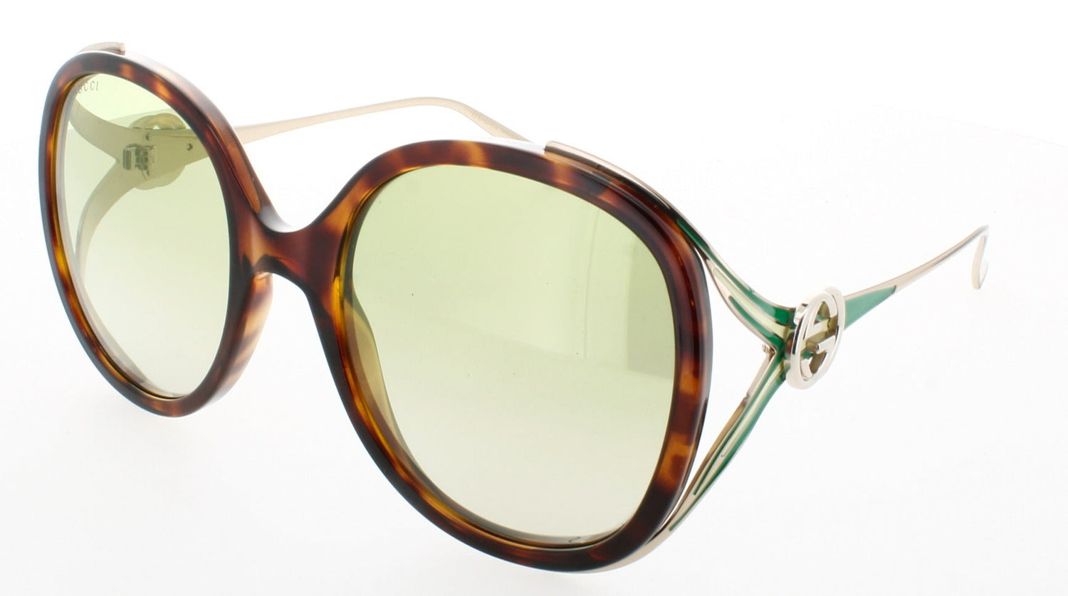 GUCCI GG0226S Frame HAVANA Lens GREEN