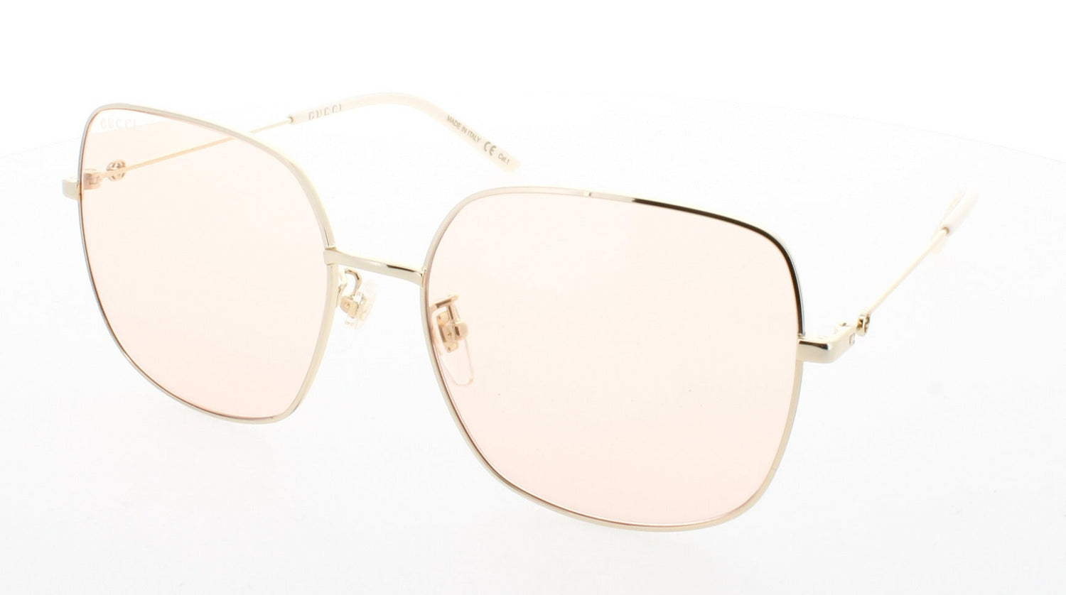 GUCCI GG1195SK Frame GOLD Lens PINK