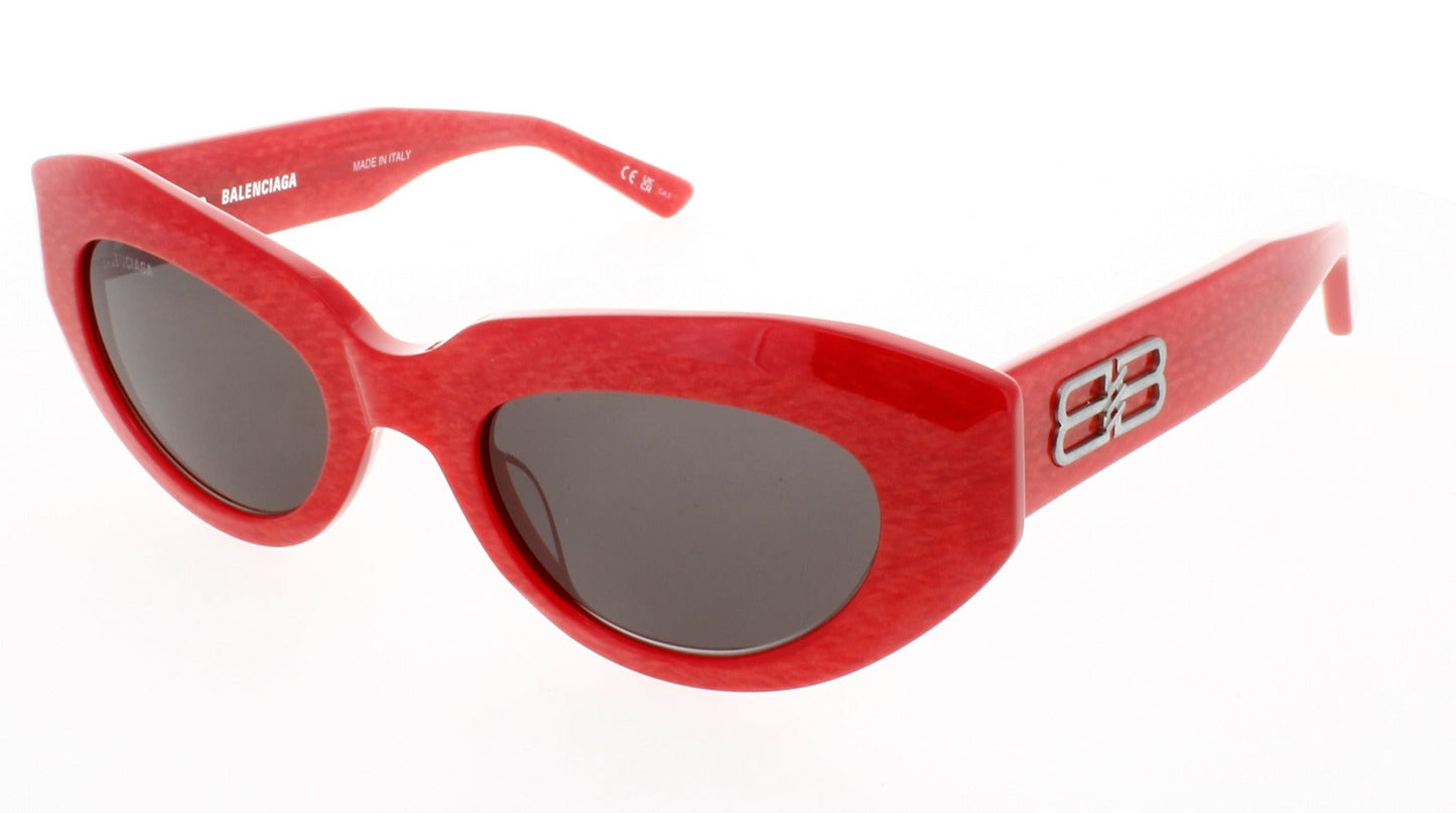 BALENCIAGA BB0236S Frame RED Lens GREY