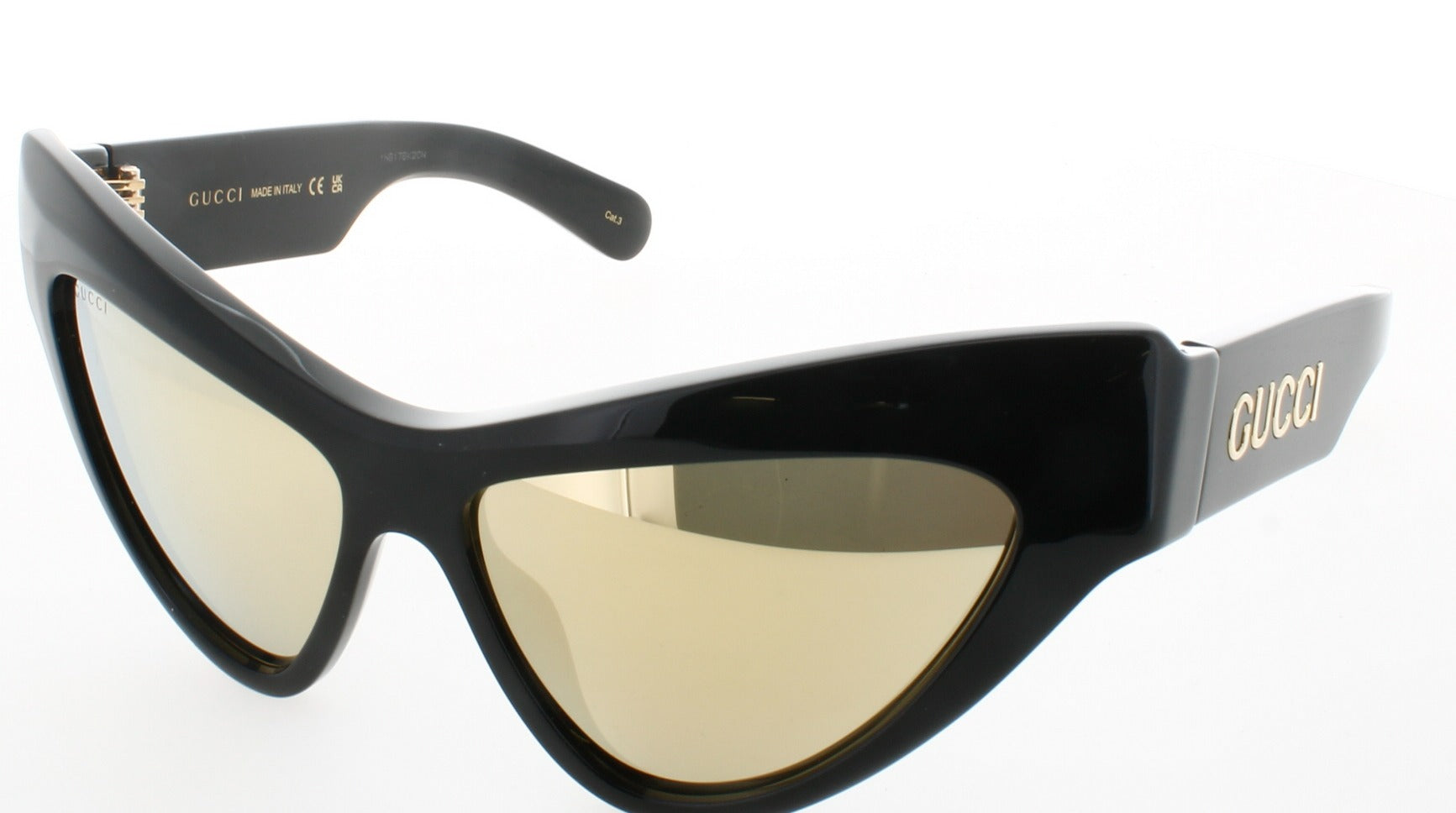 GUCCI GG1294S Frame BLACK Lens GOLD