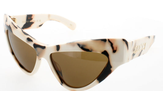 GUCCI GG1294S Frame IVORY Lens BROWN
