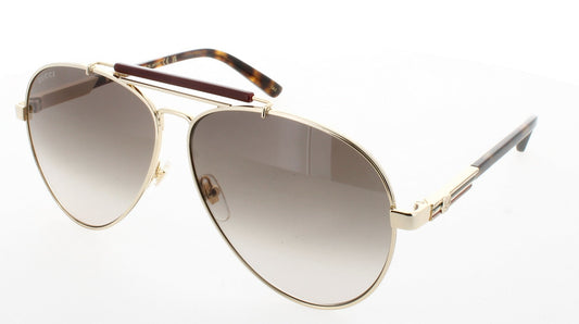 GUCCI GG1287S Frame GOLD Lens BROWN